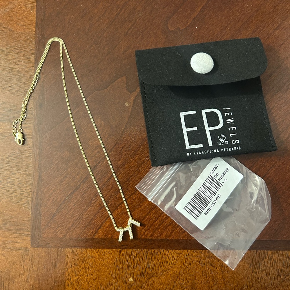 EP Jewels Baby Angel Number Necklace